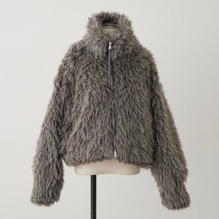 【nane】ミックスファーブルゾン | RMAF　NICE CLAUP / OLIVE des OLIVE | 詳細画像43 