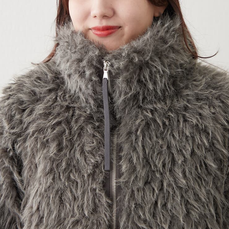 【nane】ミックスファーブルゾン | RMAF　NICE CLAUP / OLIVE des OLIVE | 詳細画像47 