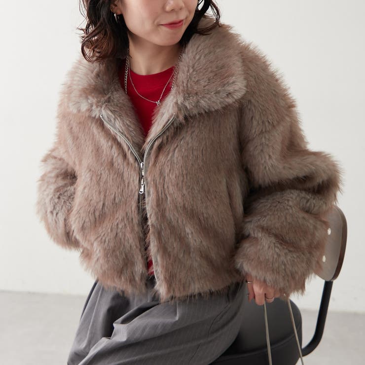 ミックスファー2WAYブルゾン[品番：OLOW0016878]｜RMAF NICE CLAUP