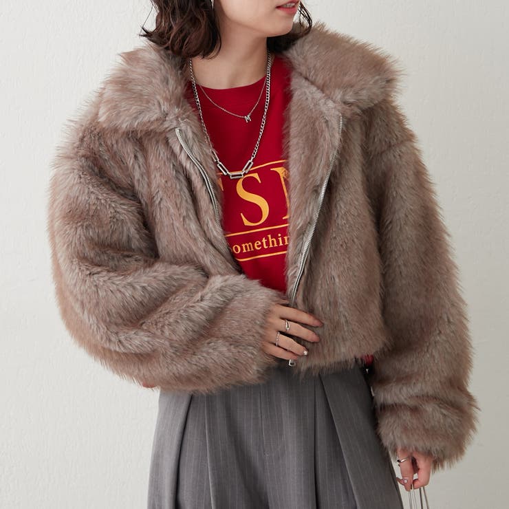 ミックスファー2WAYブルゾン[品番：OLOW0016878]｜RMAF NICE CLAUP