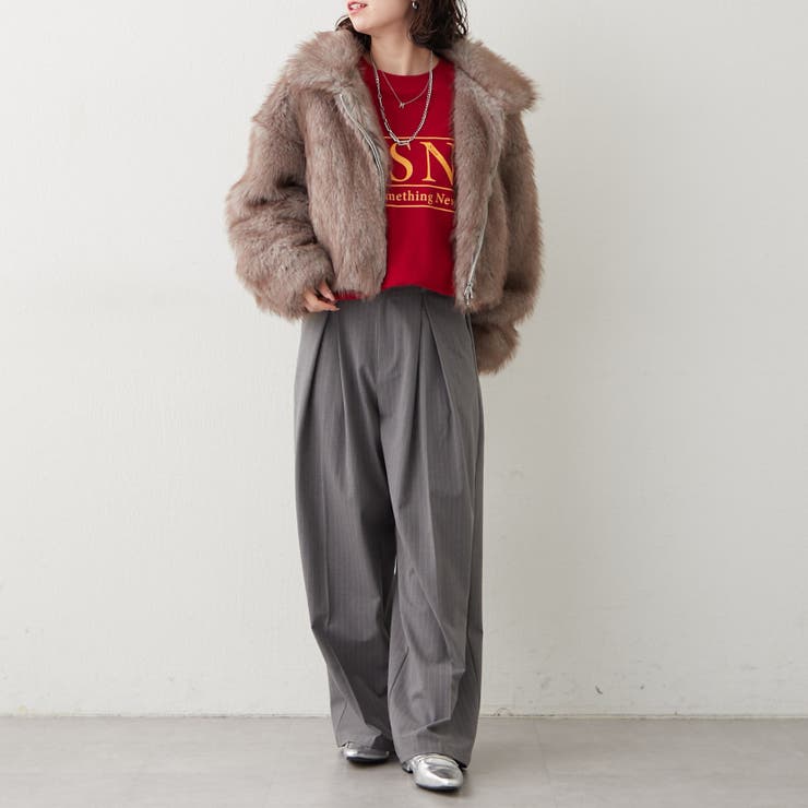 ミックスファー2WAYブルゾン | RMAF　NICE CLAUP / OLIVE des OLIVE | 詳細画像20 