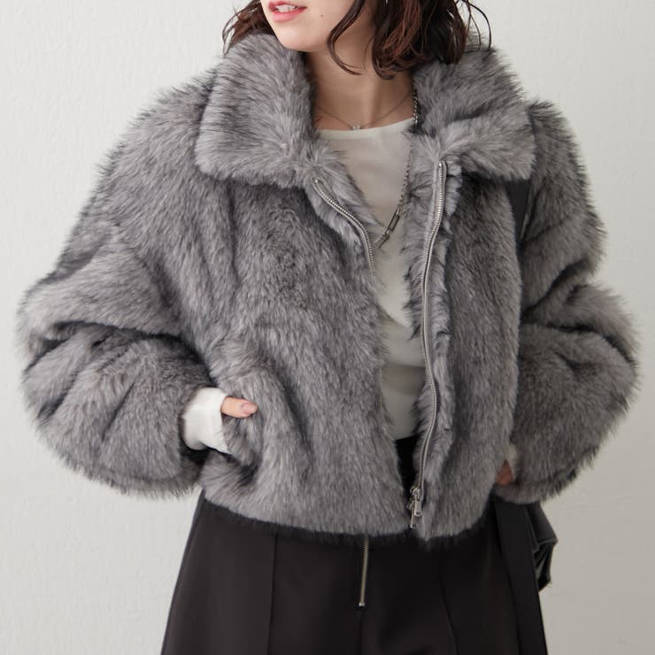 ミックスファー2WAYブルゾン | RMAF　NICE CLAUP / OLIVE des OLIVE | 詳細画像24 