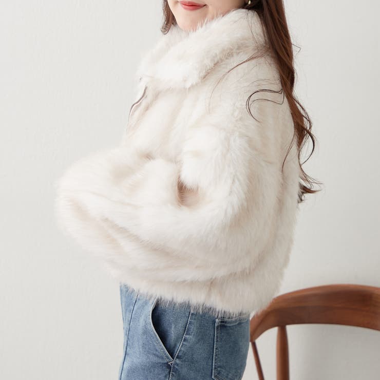 ミックスファー2WAYブルゾン | RMAF　NICE CLAUP / OLIVE des OLIVE | 詳細画像6 