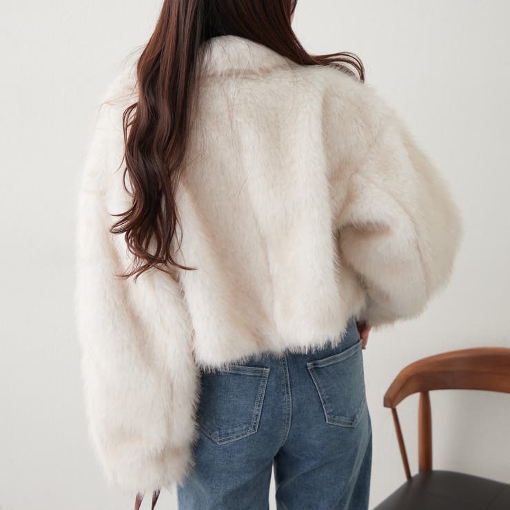 ミックスファー2WAYブルゾン | RMAF　NICE CLAUP / OLIVE des OLIVE | 詳細画像7 