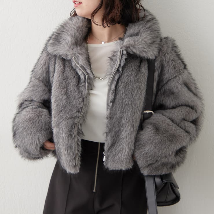 ミックスファー2WAYブルゾン[品番：OLOW0016878]｜RMAF NICE CLAUP