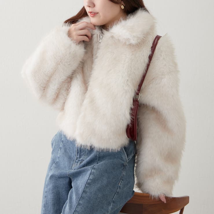 ミックスファー2WAYブルゾン[品番：OLOW0016878]｜RMAF NICE