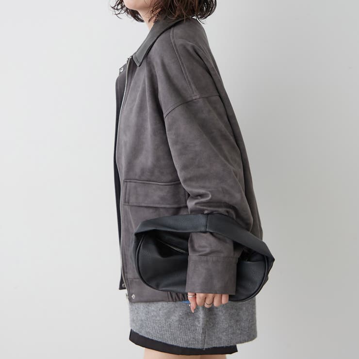 衿合皮ステンカラーブルゾン | RMAF NICE CLAUP / OLIVE des OLIVE | 詳細画像27