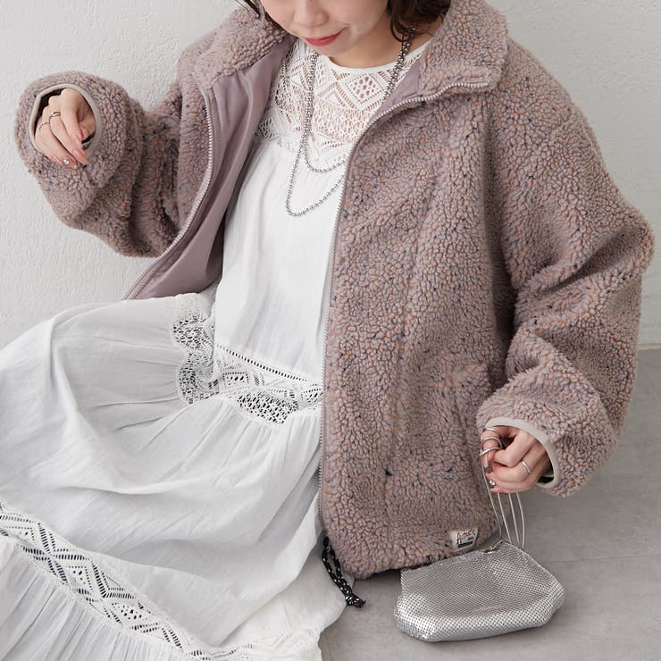 ネップボアブルゾン | RMAF　NICE CLAUP / OLIVE des OLIVE | 詳細画像2 