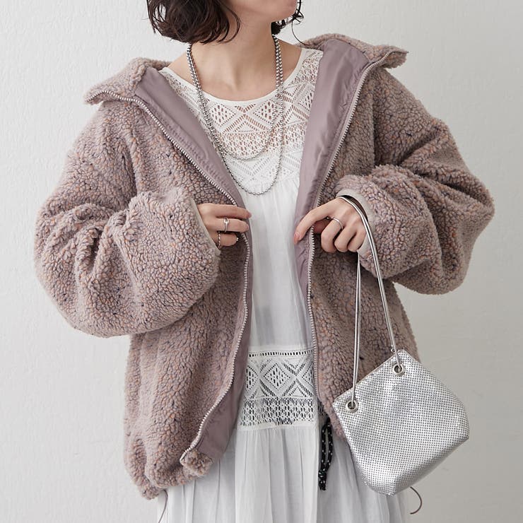 ネップボアブルゾン | RMAF　NICE CLAUP / OLIVE des OLIVE | 詳細画像3 
