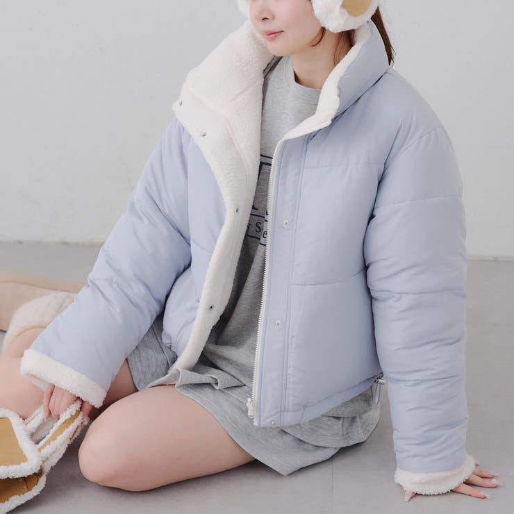 【リバーシブルで着れる】5色展開 中綿ブルゾン | RMAF　NICE CLAUP / OLIVE des OLIVE | 詳細画像2 