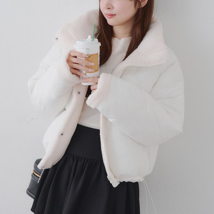 【リバーシブルで着れる】5色展開 中綿ブルゾン | RMAF　NICE CLAUP / OLIVE des OLIVE | 詳細画像11 