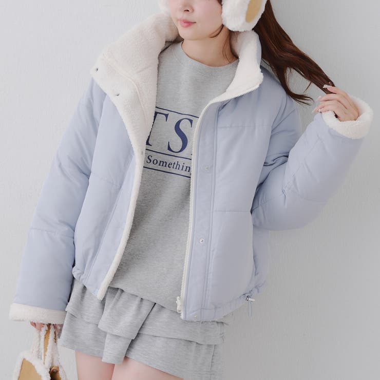 【リバーシブルで着れる】5色展開 中綿ブルゾン | RMAF　NICE CLAUP / OLIVE des OLIVE | 詳細画像3 