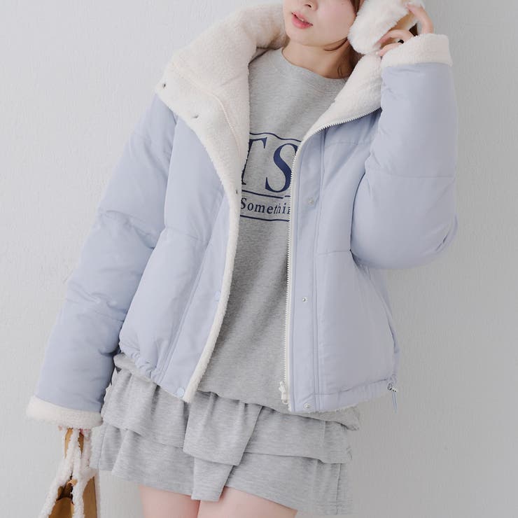 【リバーシブルで着れる】5色展開 中綿ブルゾン | RMAF　NICE CLAUP / OLIVE des OLIVE | 詳細画像4 