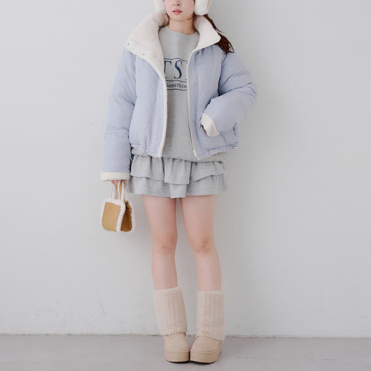 【リバーシブルで着れる】5色展開 中綿ブルゾン | RMAF　NICE CLAUP / OLIVE des OLIVE | 詳細画像7 