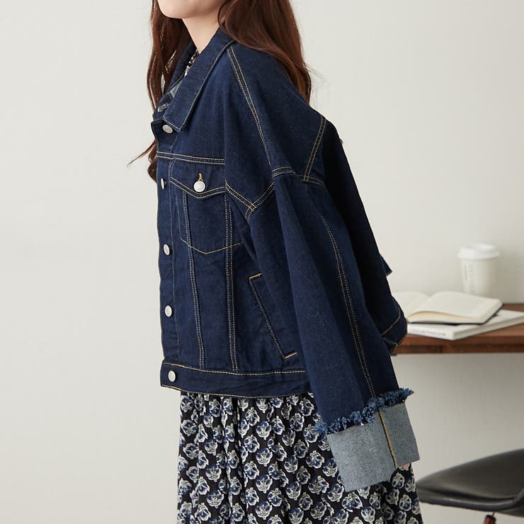 eimyistore♡レア♡パフスリーブデニムGジャン eimy istoire（エイミーイストワール）の「パフスリーブデニムG