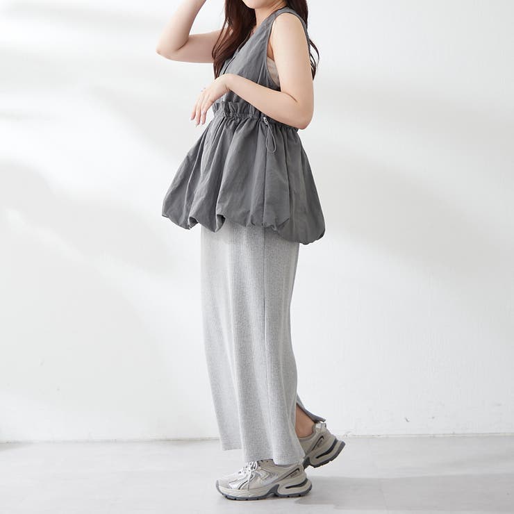 ナイロンバルーンベスト[品番：OLOW0016257]｜RMAF NICE CLAUP / OLIVE