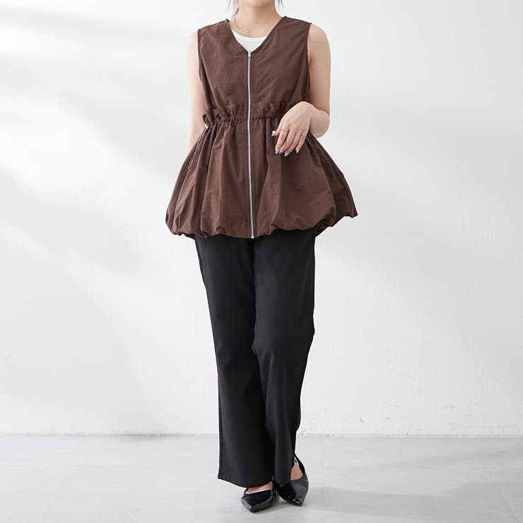 ナイロンバルーンベスト[品番：OLOW0016257]｜RMAF NICE CLAUP / OLIVE