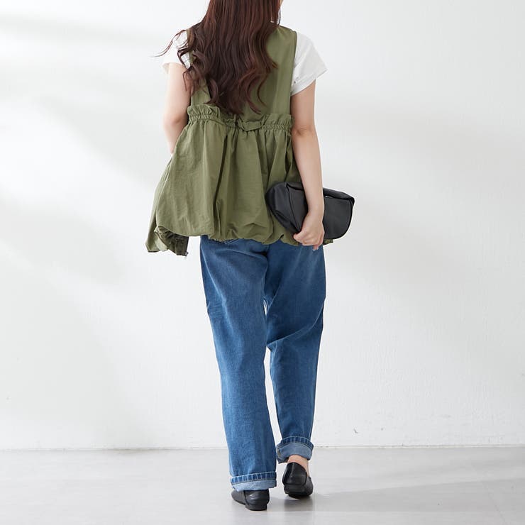 ナイロンバルーンベスト[品番：OLOW0016257]｜RMAF NICE CLAUP / OLIVE