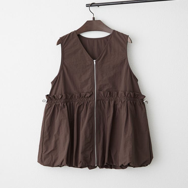 ナイロンバルーンベスト[品番：OLOW0016257]｜RMAF NICE CLAUP / OLIVE