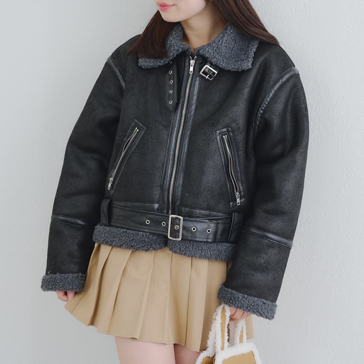 【nane】フライトブルゾン | RMAF　NICE CLAUP / OLIVE des OLIVE | 詳細画像14 