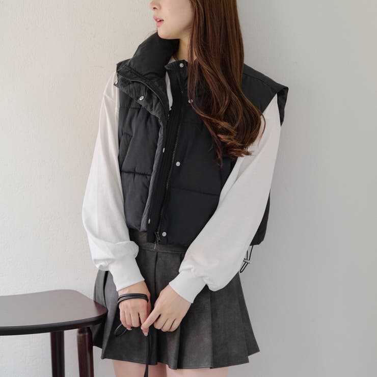 裾シャーリングベスト | NICE CLAUP / OLIVE des OLIVE　OUTLET | 詳細画像13 