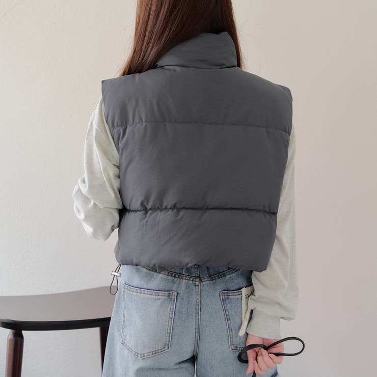 裾シャーリングベスト | NICE CLAUP / OLIVE des OLIVE　OUTLET | 詳細画像20 