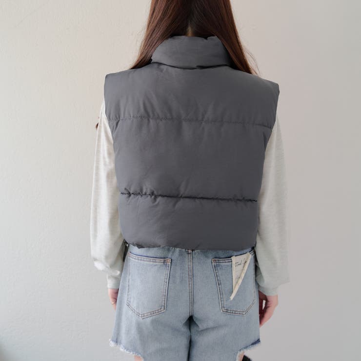 裾シャーリングベスト | NICE CLAUP / OLIVE des OLIVE　OUTLET | 詳細画像32 