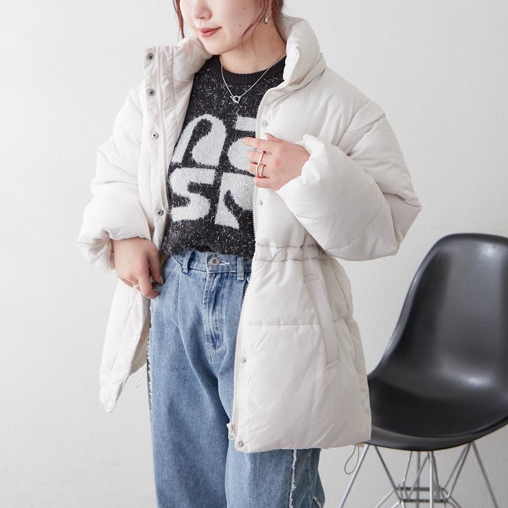 【Web限定】袖取り外し中綿ブルゾン | NICE CLAUP / OLIVE des OLIVE　OUTLET | 詳細画像2 
