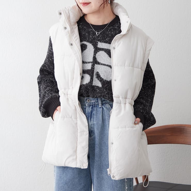 【Web限定】袖取り外し中綿ブルゾン | NICE CLAUP / OLIVE des OLIVE　OUTLET | 詳細画像5 