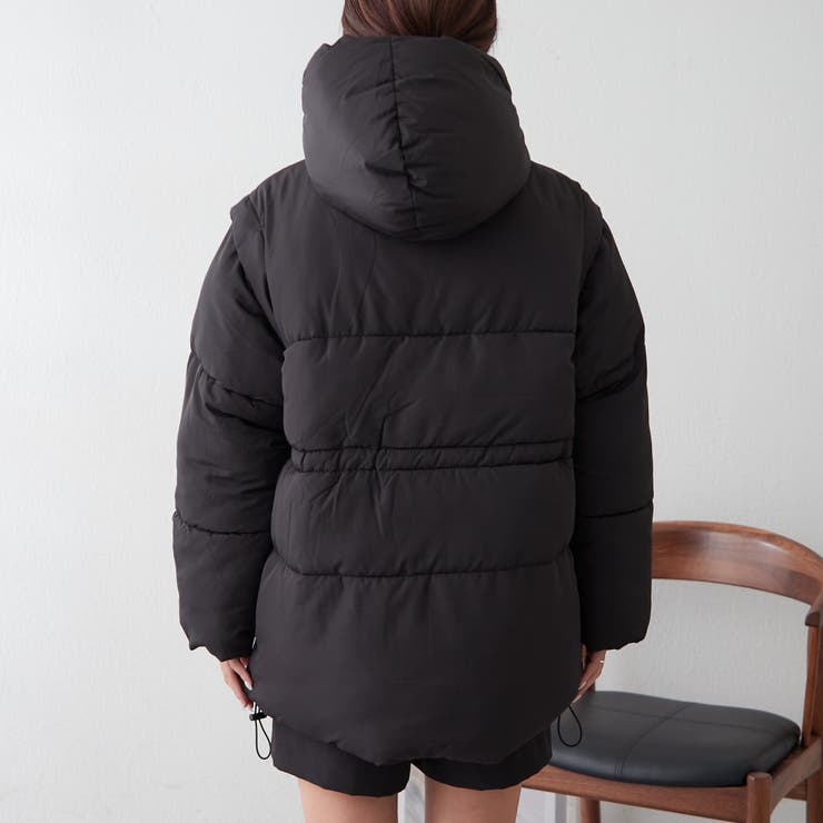 【Web限定】袖取り外し中綿ブルゾン | NICE CLAUP / OLIVE des OLIVE　OUTLET | 詳細画像13 