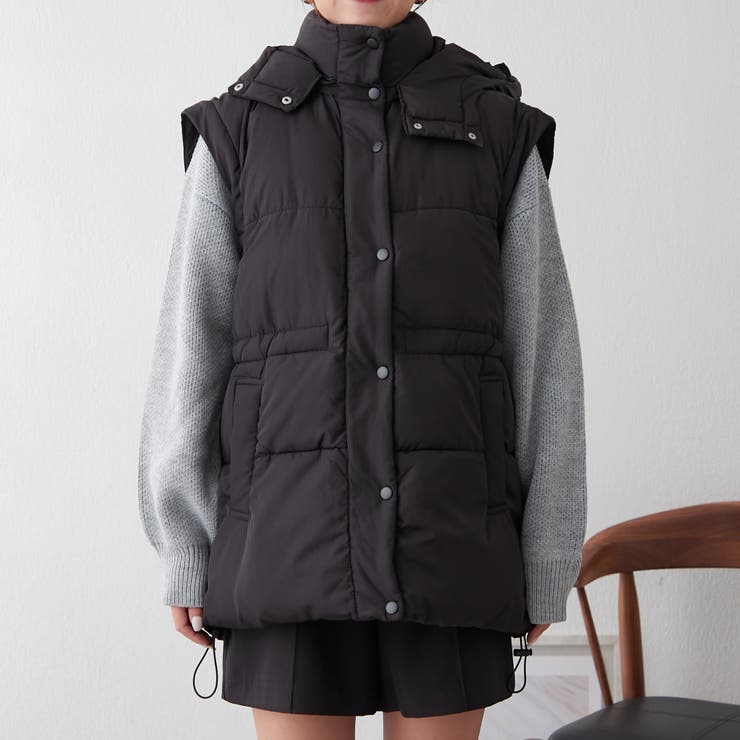 【Web限定】袖取り外し中綿ブルゾン | NICE CLAUP / OLIVE des OLIVE　OUTLET | 詳細画像19 