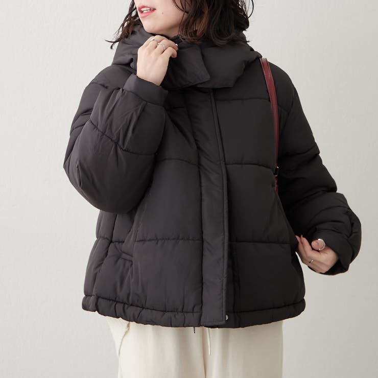 フード中綿ジャケット | NICE CLAUP / OLIVE des OLIVE　OUTLET | 詳細画像8 
