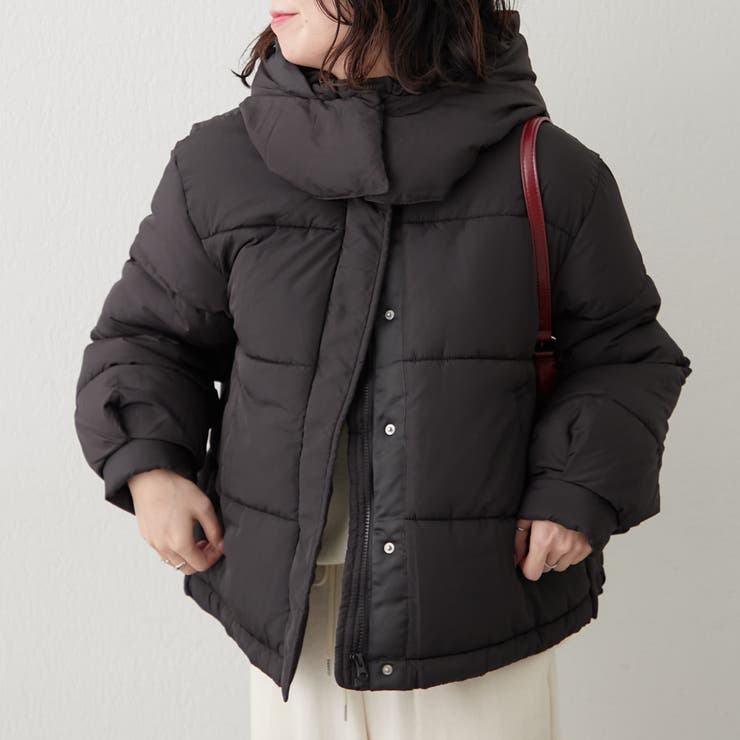 フード中綿ジャケット | NICE CLAUP / OLIVE des OLIVE　OUTLET | 詳細画像9 