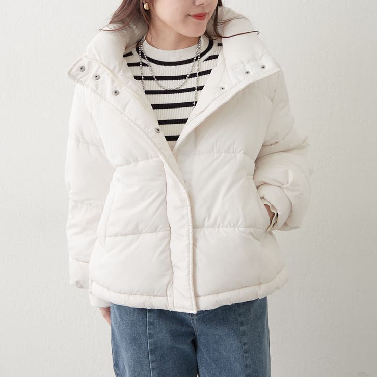 フード中綿ジャケット | NICE CLAUP / OLIVE des OLIVE　OUTLET | 詳細画像19 