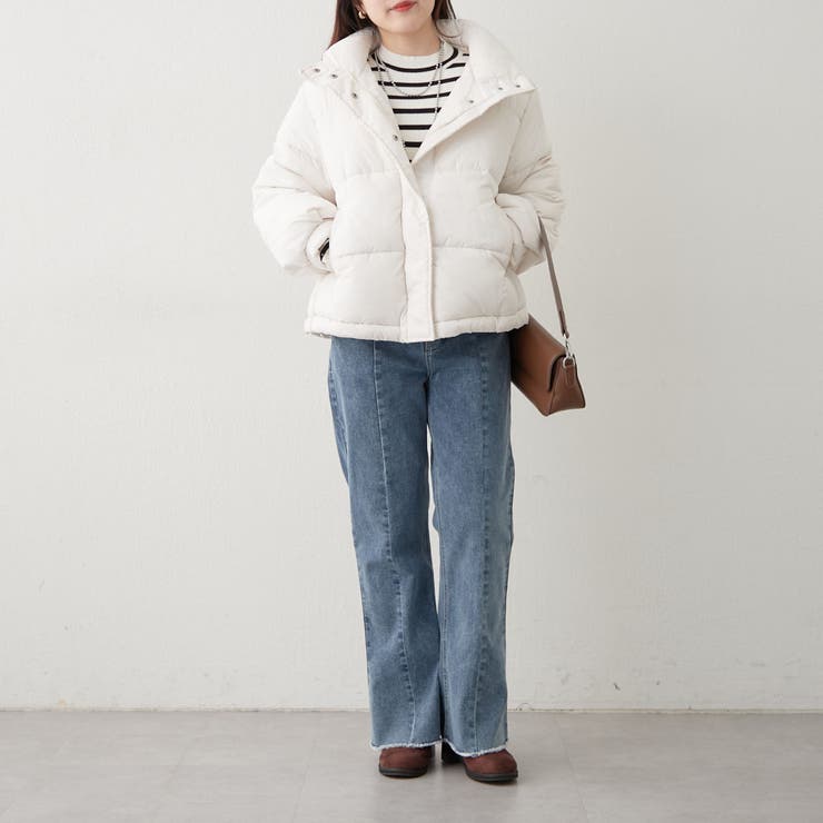 フード中綿ジャケット | NICE CLAUP / OLIVE des OLIVE　OUTLET | 詳細画像23 
