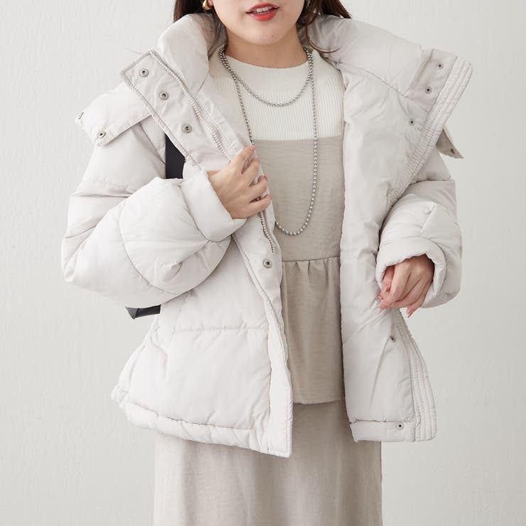 フード中綿ジャケット | NICE CLAUP / OLIVE des OLIVE　OUTLET | 詳細画像29 
