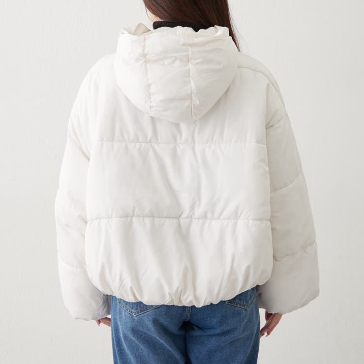 フード中綿ジャケット[品番：NCLW0016696]｜NICE CLAUP / OLIVE des