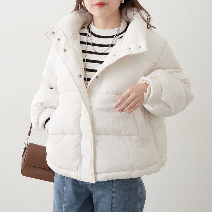 フード付き2WAY中綿ジャケット[品番：NCLW0016697]｜NICE CLAUP