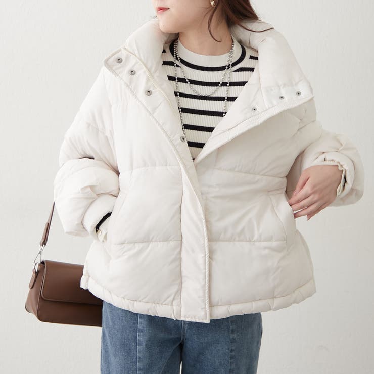 フード付き2WAY中綿ジャケット[品番：NCLW0016697]｜NICE CLAUP