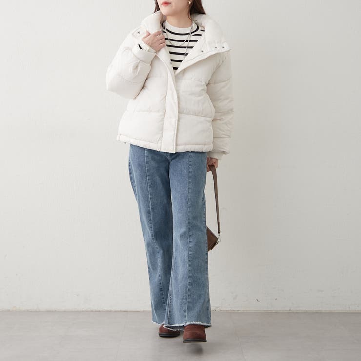 フード付き2WAY中綿ジャケット[品番：NCLW0016697]｜NICE CLAUP