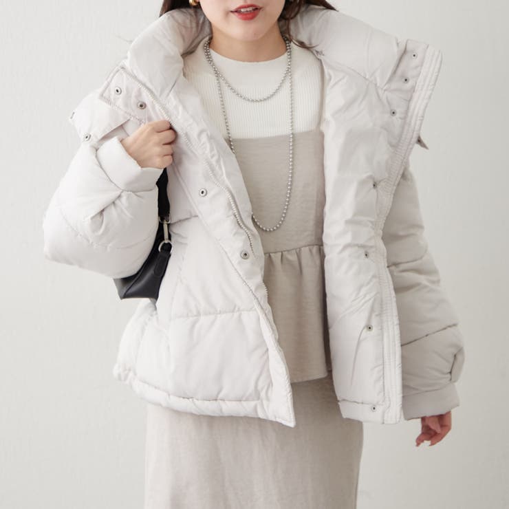 フード付き2WAY中綿ジャケット[品番：NCLW0016697]｜NICE CLAUP