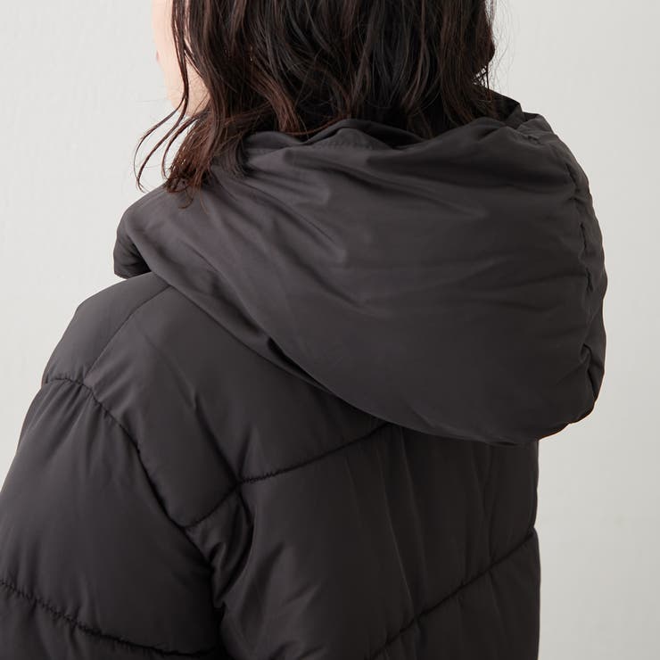 CAVEZAROSSO フード付き2way中綿コート フード付き2WAY中綿ジャケット[品番：NCLW0016697]｜NICE CLAUP