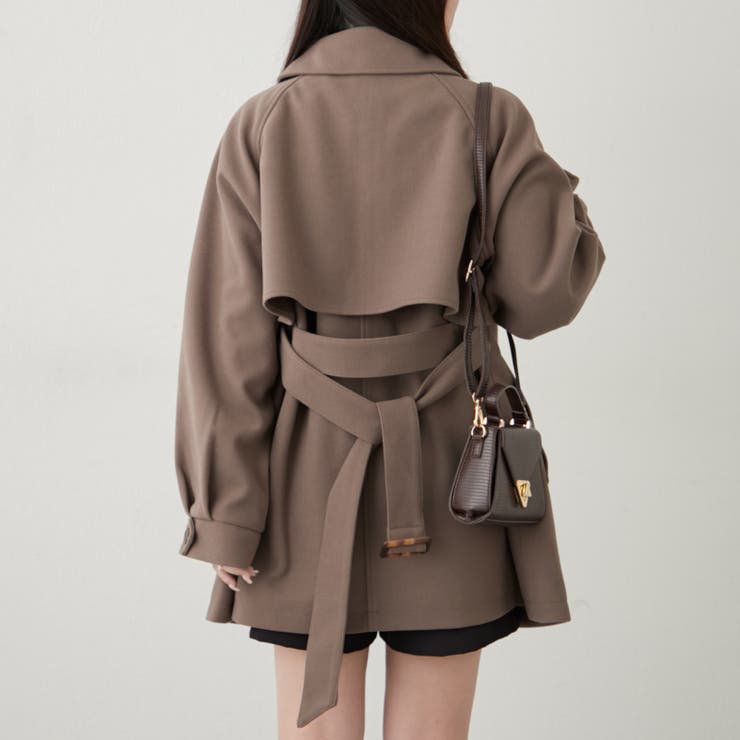 アレンジカラーミドル丈コート | RMAF　NICE CLAUP / OLIVE des OLIVE | 詳細画像11 