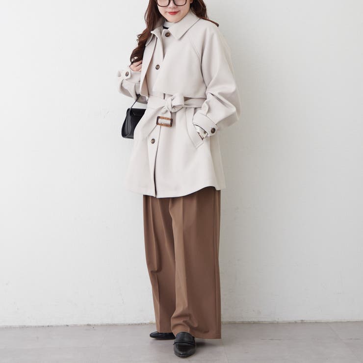 アレンジカラーミドル丈コート | RMAF　NICE CLAUP / OLIVE des OLIVE | 詳細画像44 