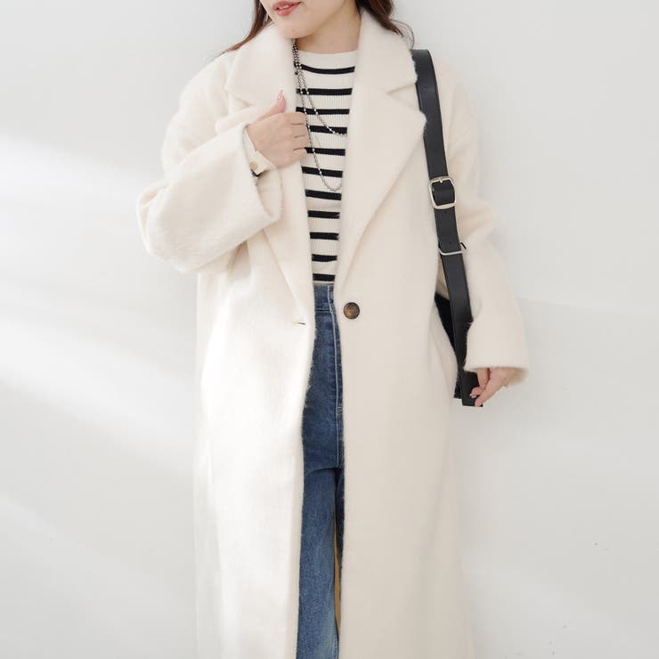 シャギーチェスターコート | RMAF　NICE CLAUP / OLIVE des OLIVE | 詳細画像10 