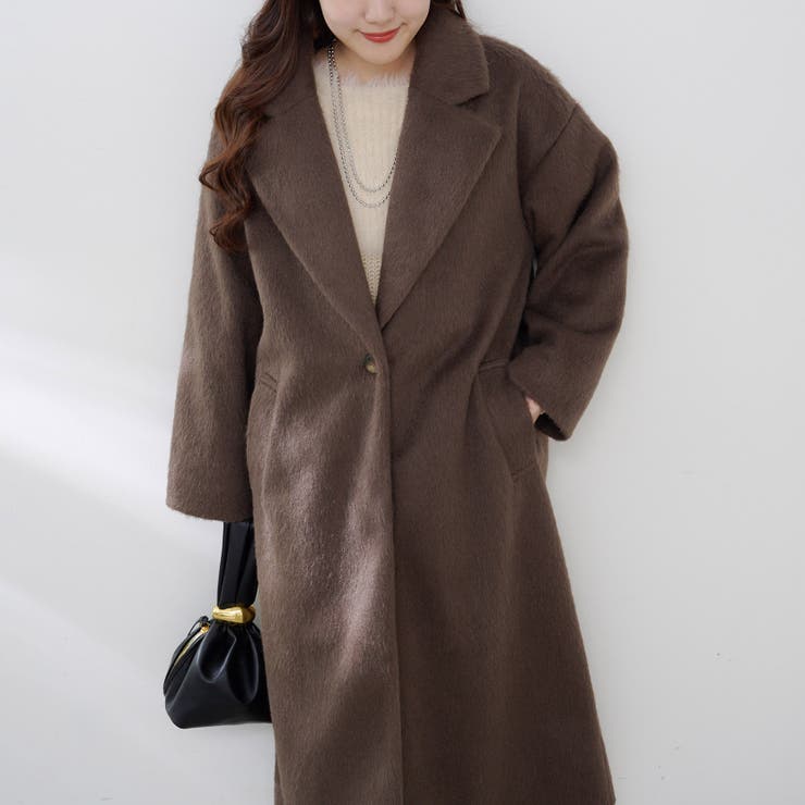 シャギーチェスターコート | RMAF　NICE CLAUP / OLIVE des OLIVE | 詳細画像18 