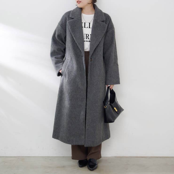 シャギーチェスターコート | RMAF　NICE CLAUP / OLIVE des OLIVE | 詳細画像6 