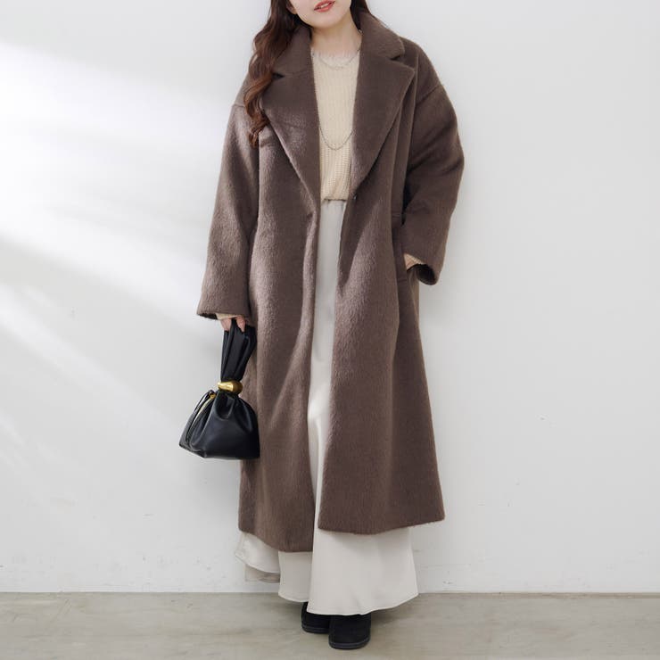 ブラウン | シャギーチェスターコート | RMAF　NICE CLAUP / OLIVE des OLIVE