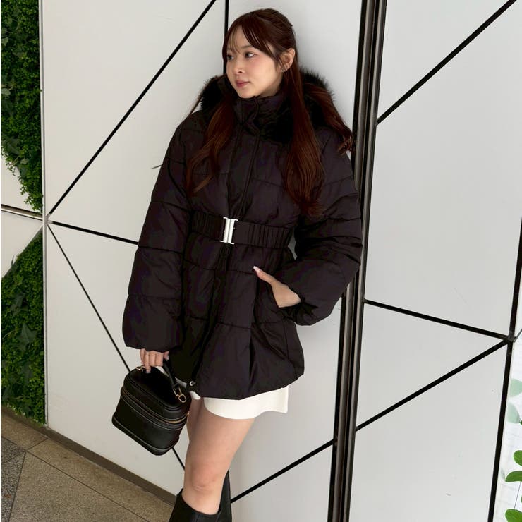 今季のイチオシアウターはこれ！ベルト付き中綿フードファーコート | RMAF　NICE CLAUP / OLIVE des OLIVE | 詳細画像51 