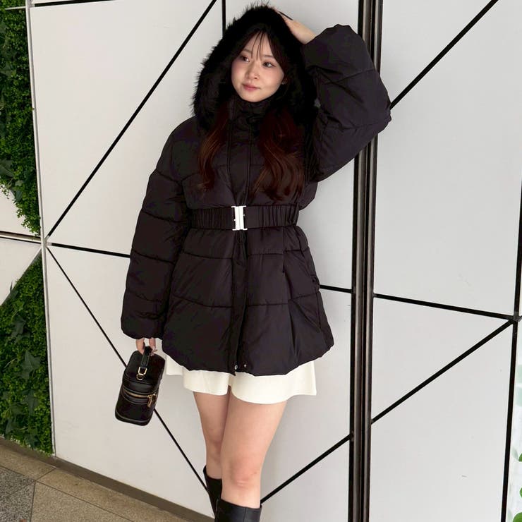 今季のイチオシアウターはこれ！ベルト付き中綿フードファーコート | RMAF　NICE CLAUP / OLIVE des OLIVE | 詳細画像50 